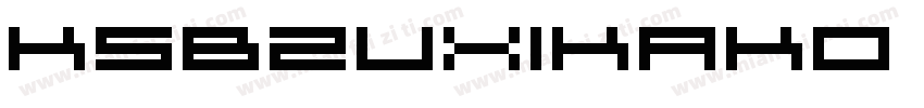 KSBZUXIKAK0 31 00字体转换